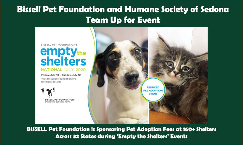 Press Release:  Bissell Foundation and Humane Society of Sedona Team Up For Event