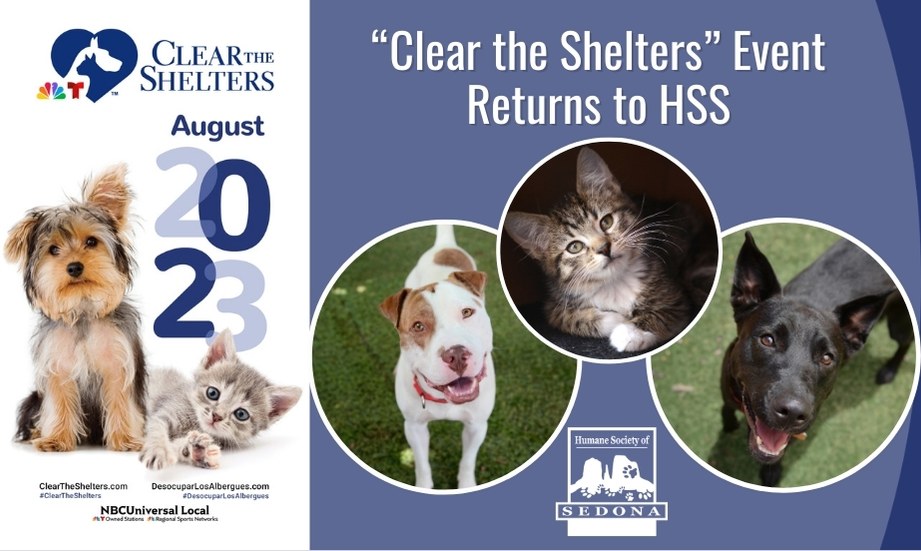 Press Release:  “Clear the Shelters” Event Returns to HSS