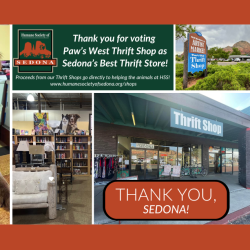 Paws West Thrift Store Voted 2024 Best Thrift Store